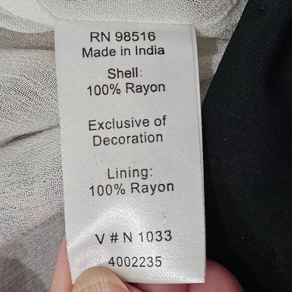 Coldwater Creek Pleated Midi Skirt Sz PM Mixed Print Panels Boho Fairy - Picture 9 of 12